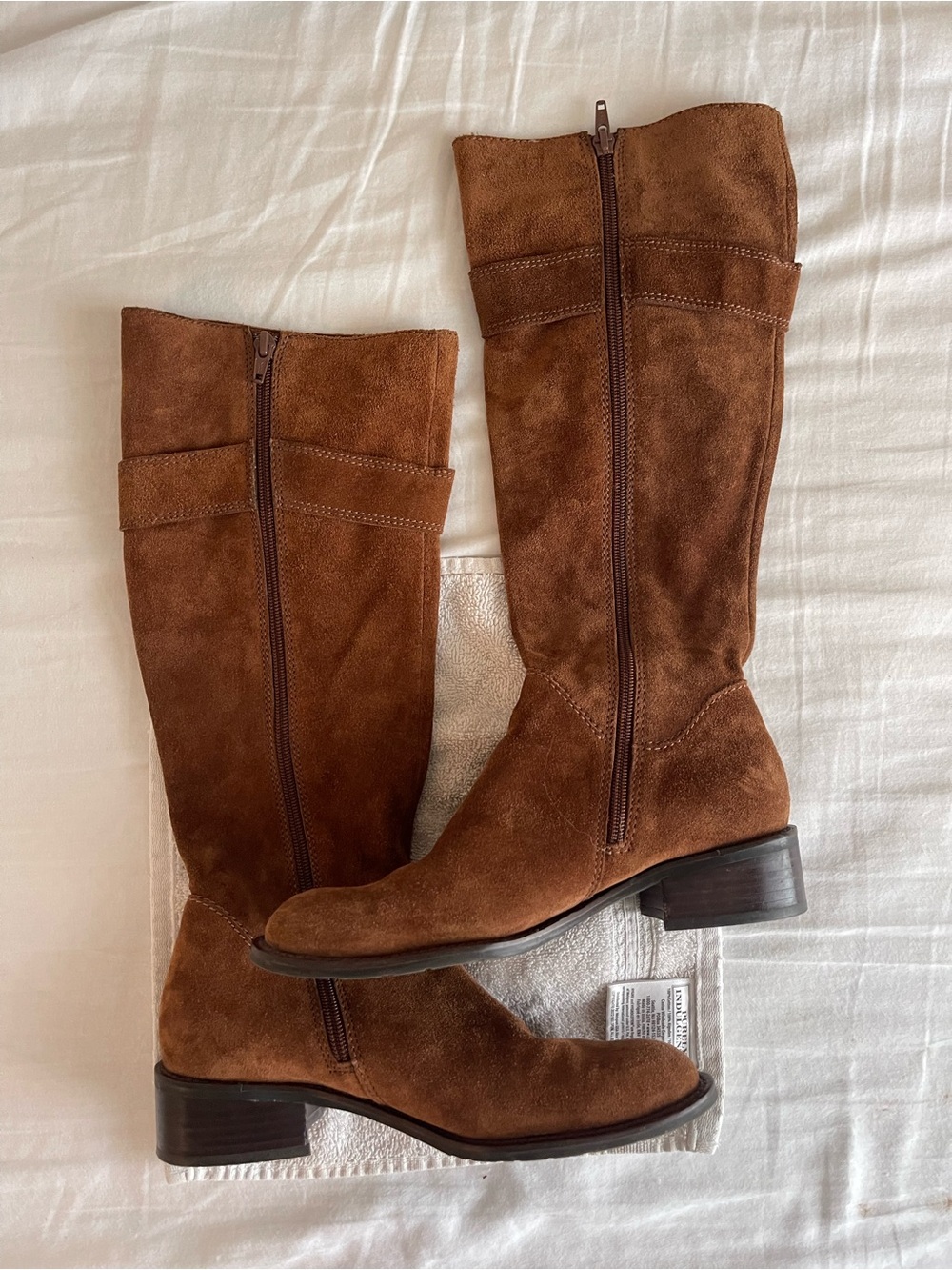Apepazza Slouchy Suede Buckle Zip boots - Picture 3 of 6